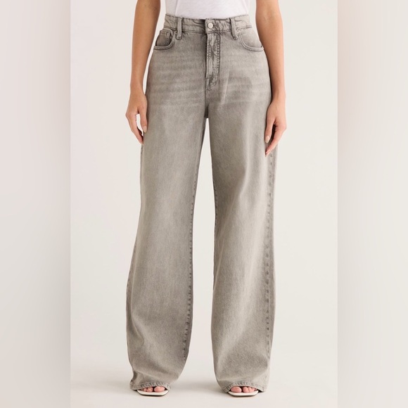 Good American Denim - Good American good ease relaxed wide leg jeans